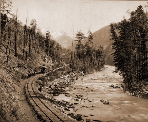 Colorado, Canon of the Rio las Animas, Jackson, William Henry, 1843-1942, Rapids, Canyons,