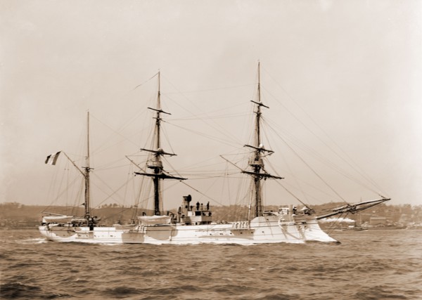 Hussard, French ship, Hussard (Ship), Government vessels, French, 1890
