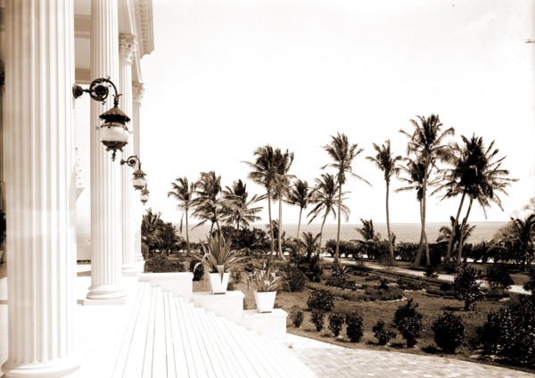 Porch of the Hotel Royal Palm i.e. Royal Palm Hotel, Miami, Fla, Hotels, Resorts, Porches, United