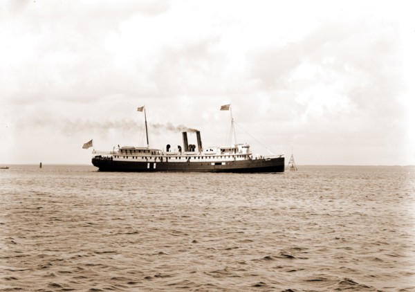 S.S. Miami, Biscayne Bay, Miami, Fla, Miami (Steamship), Ships, Bays, United States, Florida,