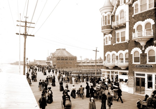 Board walk near the casino, Atlantic City, N.J, Brighton Casino (Atlantic City, N.J.), Casinos,