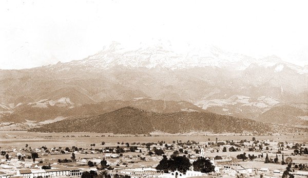Ixtacchihuatal sic from Sacramonte i.e. Sacro Monte, Jackson, William Henry, 1843-1942, Volcanoes,