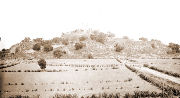 Cholula, the Pyramid Gran Piramide, Jackson, William Henry, 1843-1942, Pyramids, Mexico, Cholula de