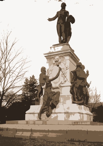 Lafayette statue, Lafayette Square, Washington, D.C, Lafayette, Marie Joseph Paul Yves Roch Gilbert