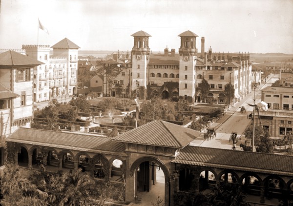 The Alcazar, St. Augustine, Fla, Jackson, William Henry, 1843-1942, Hotels, Resorts, United States,