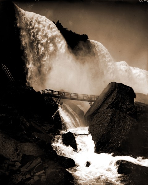 Rock of Ages, American Falls, Niagara, Waterfalls, Rock formations, United States, New York