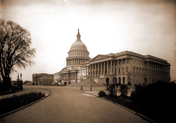 The United States Capitol from Northeast, Washington, D.C, Jackson, William Henry, 1843-1942,
