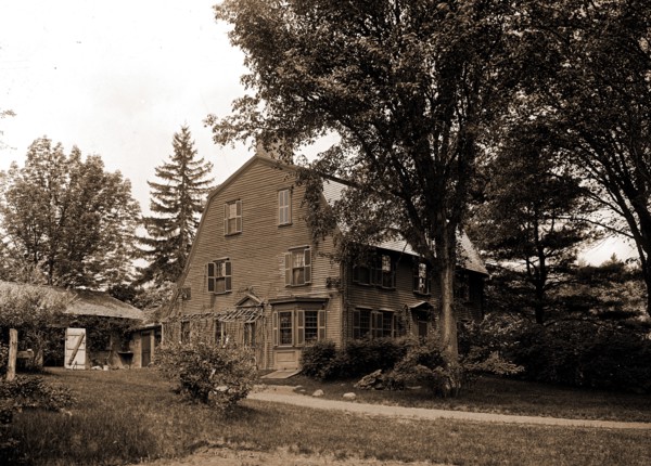 The Old manse, Concord, Massachusetts, Hawthorne, Nathaniel,, 1804-1864, Homes & haunts, Emerson,