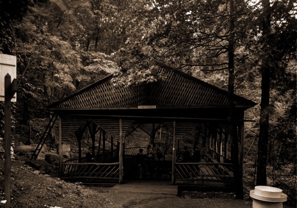 Glen Afton Spring, near Penn Mar sic Park, Springs, Landscape pavilions, United States, Maryland,