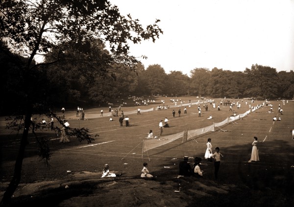 The Tennis courts, Central Park, New York, Tennis, Parks, United States, New York (State), New
