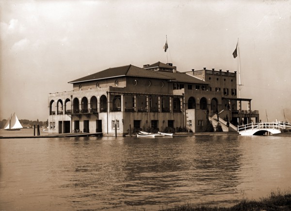 Detroit Boat Club, Belle Isle Park, Boat clubs, Clubhouses, Waterfronts, United States, Michigan,