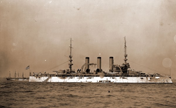 Battleship, probably American, Battleships, American, 1900