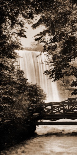 Minnehaha Falls, Minnesota, Waterfalls, United States, Minnesota, Minneapolis, 1901