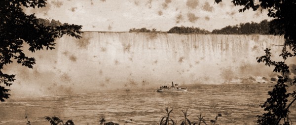 Niagara, Horseshoe Falls from Canada, Waterfalls, Canada, Ontario, Niagara Falls, United States,
