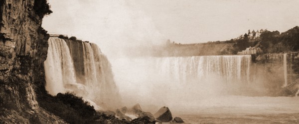Niagara, general view from Cave of the Winds, Waterfalls, United States, New York (State), Niagara