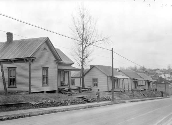 High Point, North Carolina - Housing. Row of company-owned homes of furniture workers - High Point,
