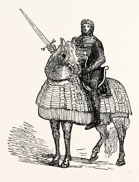 Norman Crusader, engraving 19th century