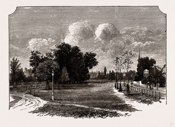 EALING GREEN, UK, engraving 1881 - 1884