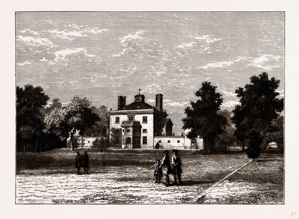 WHITTON PARK, UK, engraving 1881 - 1884