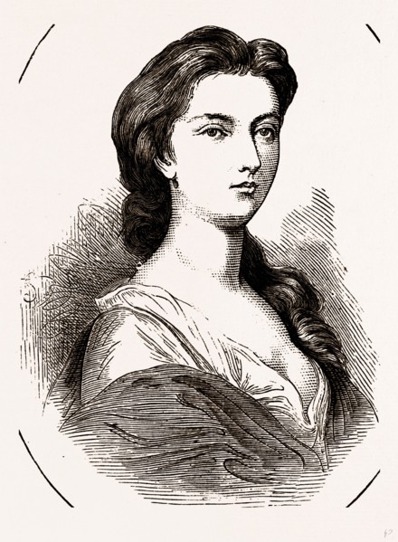 LADY SUFFOLK, UK, engraving 1881 - 1884
