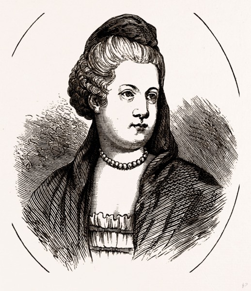 MISS CHUDLEIGH, UK, engraving 1881 - 1884