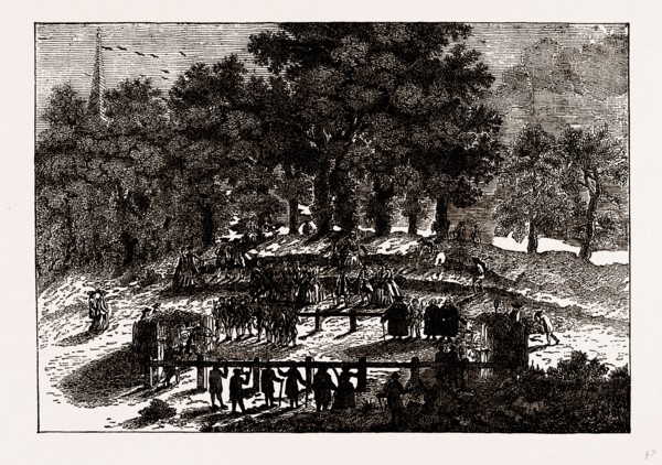 SHOOTING FOR THE ARROW, UK, engraving 1881 - 1884