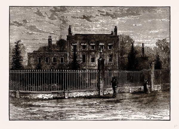 GOUGH PARK, UK, engraving 1881 - 1884
