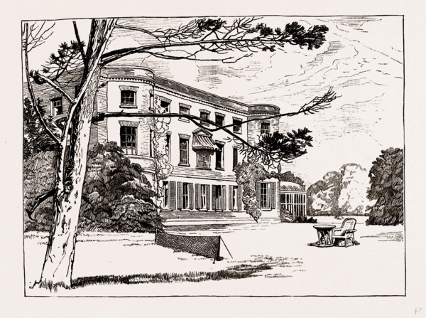 VALENTINES, NEAR ILFORD, UK, engraving 1881 - 1884