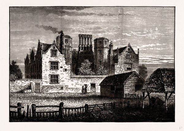 EASTBURY HOUSE, UK, engraving 1881 - 1884