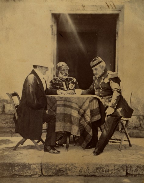 Council of War held at Lord Raglan's Head Quarters, the morning of the successful attack on the