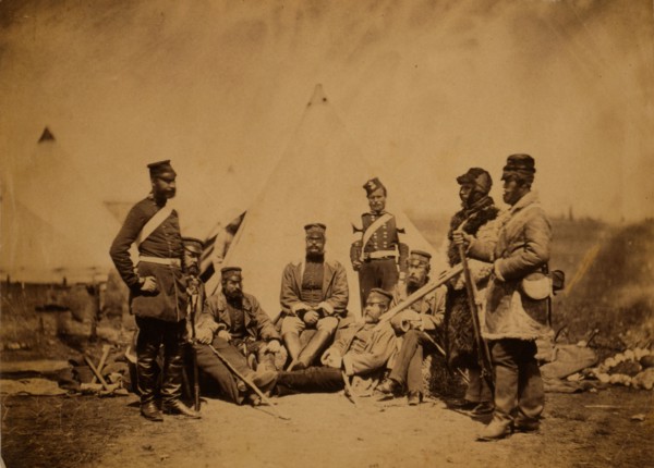 Officers & men of the 89th Regiment Captain Hamley [i.e., Hawley], Captain Skynner, Major Egerton,