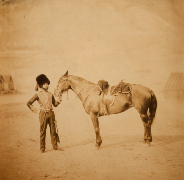 Lieutenant Grills, R.H.A., Crimean War, 1853-1856, Roger Fenton historic war campaign photo