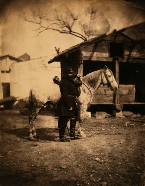Major Keane, on the staff at Balaklava, Crimean War, 1853-1856, Roger Fenton historic war campaign