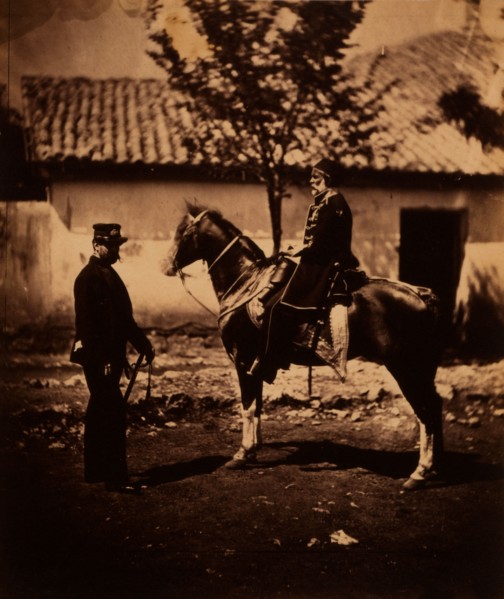 Omar Pacha & Colonel Simmons, Queen's Commisioner at the head quarters of the Ottoman army, Crimean