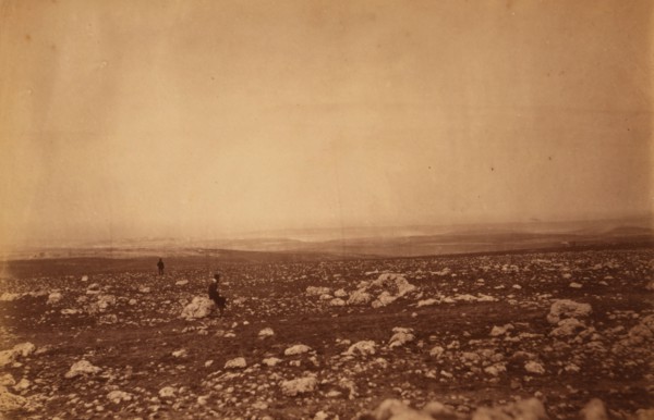 Sebastopol with the Redan, Malakoff & Mamelon - Colonel Shadforth seated in the foreground, Crimean