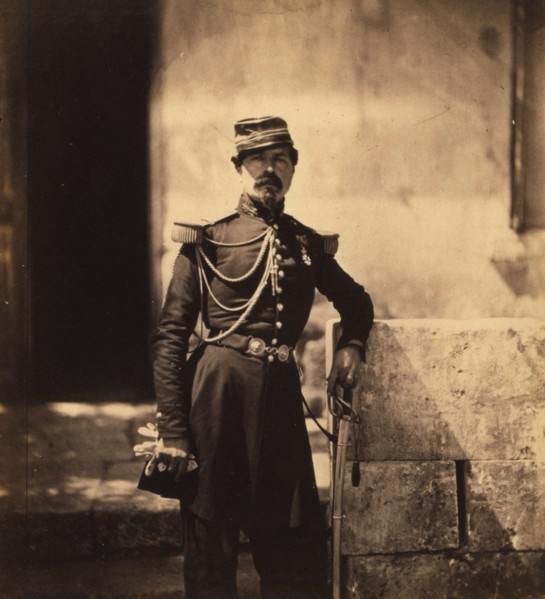 Colonel Vico, attached to the British Head Quarters, Crimean War, 1853-1856, Roger Fenton historic