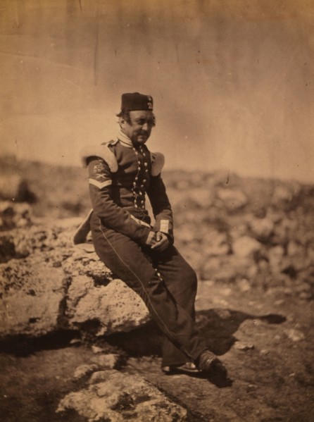 Sergeant of British Light Infantry, Crimean War, 1853-1856, Roger Fenton historic war campaign