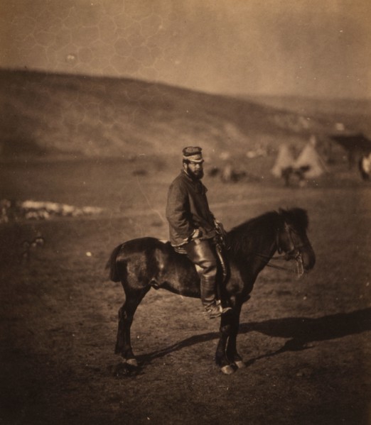 Captain Inglis, 5th Dragoon Guards, Crimean War, 1853-1856, Roger Fenton historic war campaign