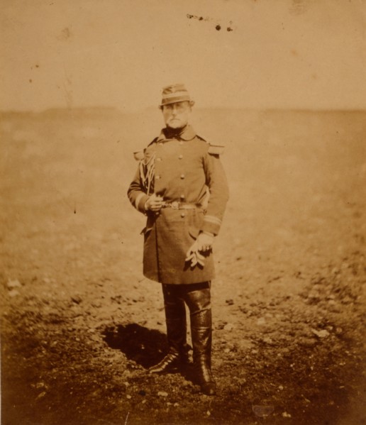 Commander Ballan, officer on Bosquet's staff, Crimean War, 1853-1856, Roger Fenton historic war