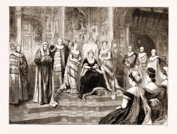 THE OPENING OF PARLIAMENT: THE SPEECH FROM THE THRONE, UK, 1876