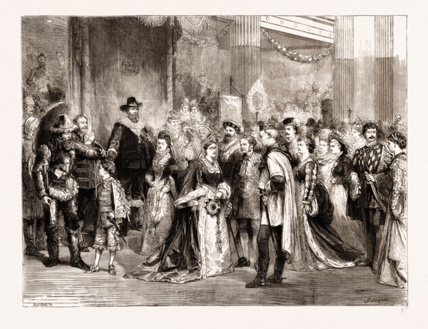 THE FANCY BALL AT DUBLIN CASTLE, 1876