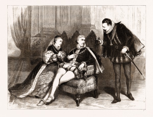 "QUEEN MARY" AT THE LYCEUM THEATRE, ACT III, SCENE VI.; PHILIP: By St. James I do protest, Upon the