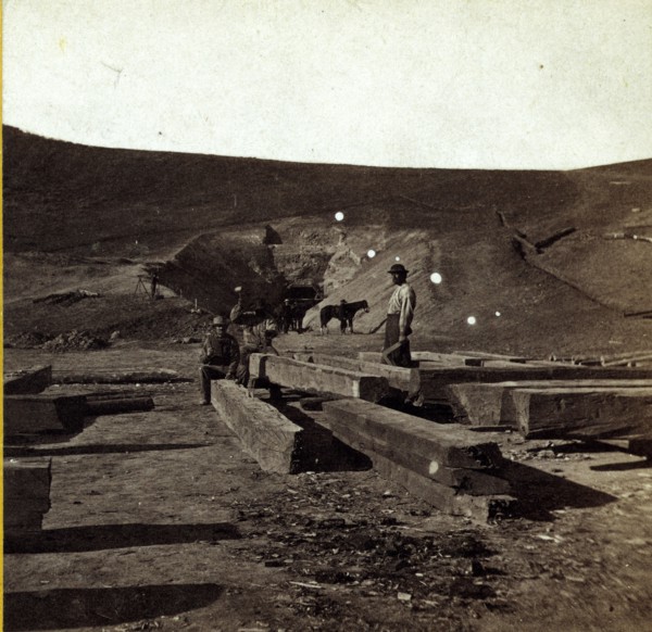 Tunnel No. 2, head of Echo Canon, Vintage photography
