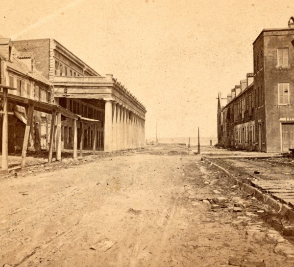 Vendue Range, Charleston, S.C., looking east, from near the corner of East Bay St., USA, US,