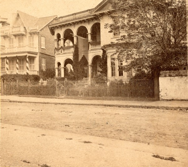 Head Quarters of Gen. John P. Hatch, South Battery, Charleston, S.C., USA, US, Vintage photography