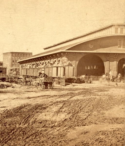 Last train out, Atlanta, Ga., USA, US, Vintage photography