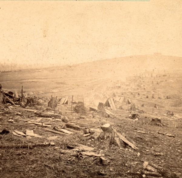 View of the outer trenches on the last day of the battle in front of Nashville, Tenn., Dec. 16,