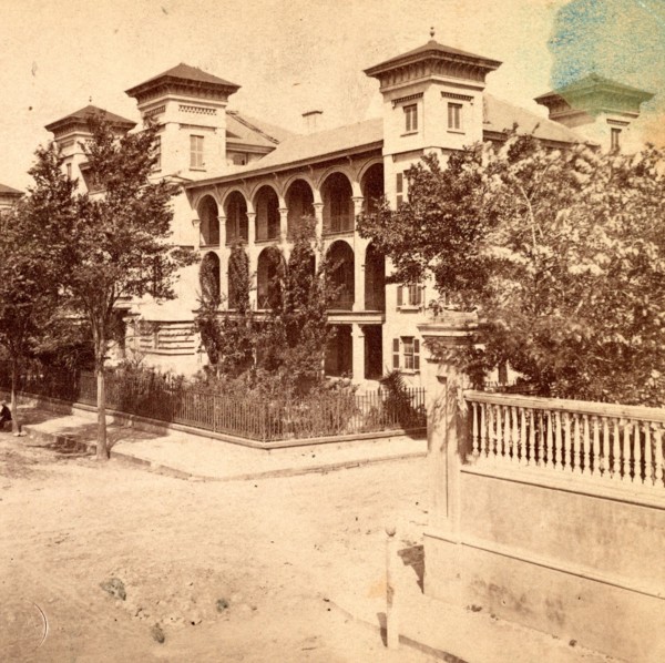 Roper Hospital, Charleston, S.C., where the Federal wounded were confined, US, USA, America,