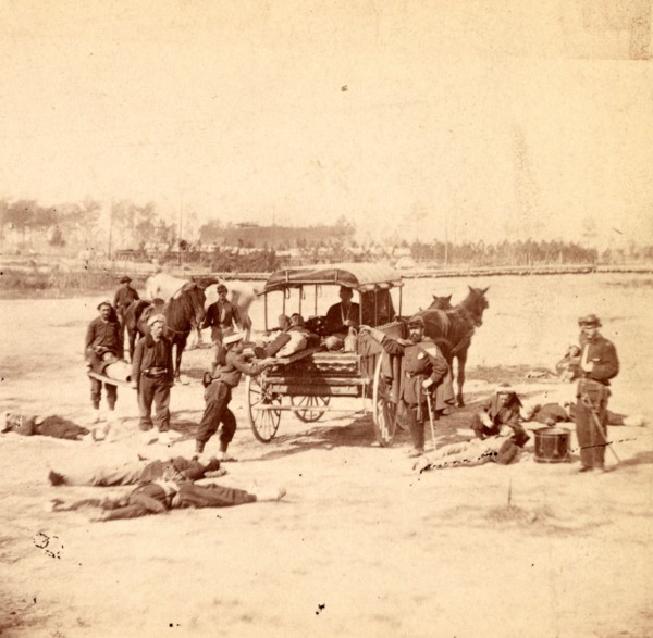 The Ambulance Corps., US, USA, America, Vintage photography
