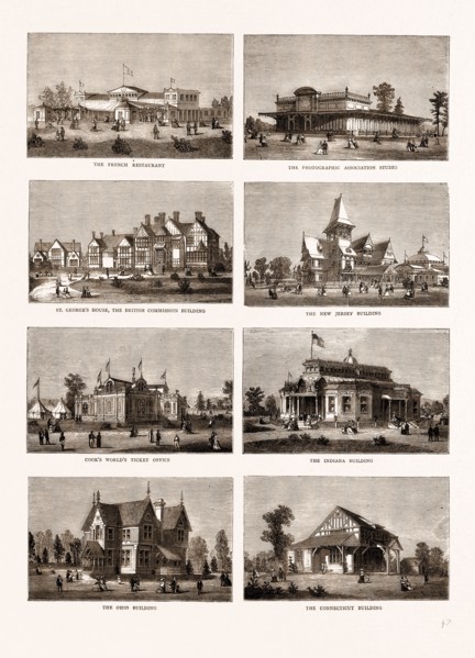 THE AMERICAN CENTENNIAL EXHIBITION: BUILDINGS IN THE GROUNDS OF FAIRMOUNT PARK, PHILADELPHIA, US, U